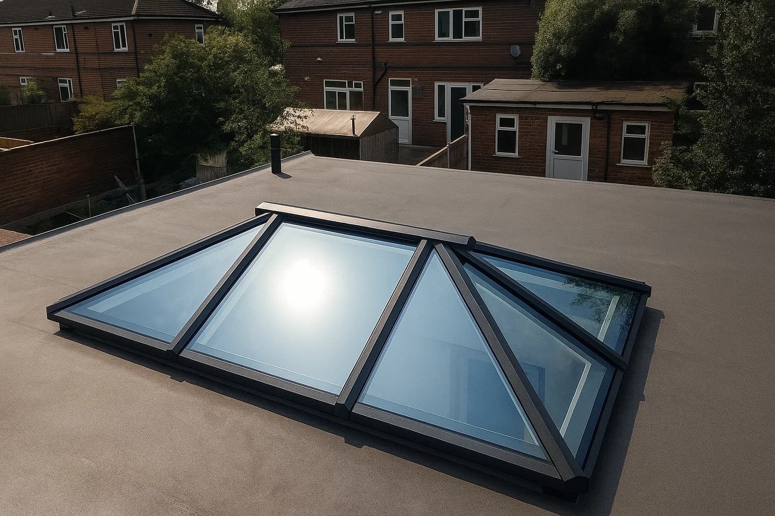Minimalist Flat Roof Window